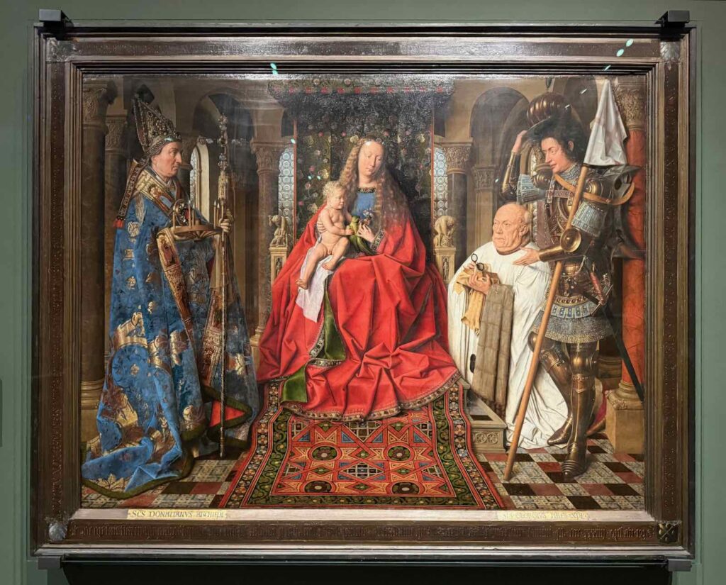La Madone au chanoine Joris van der Paele, Jan van Eyck, 1436