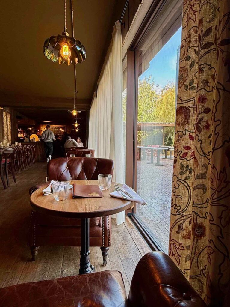 Taverne-Grenouille-table-fauteuils-cuir