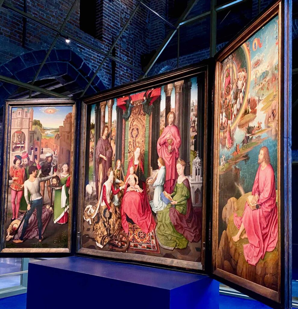 Triptyque de saint Jean-Baptiste et saint Jean l'Évangéliste, Hans Memling