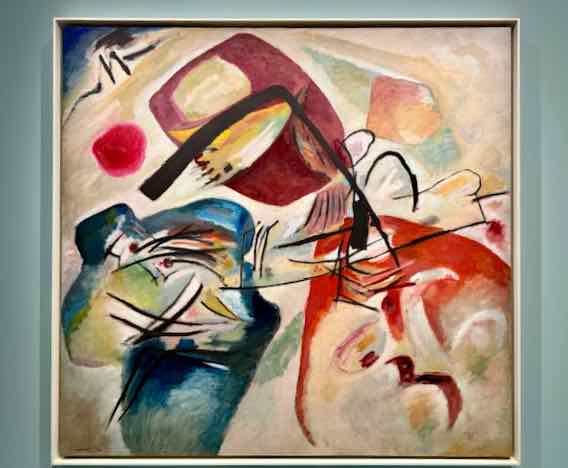 Vassily Kandinsky, Avec l'arc noir, 1912