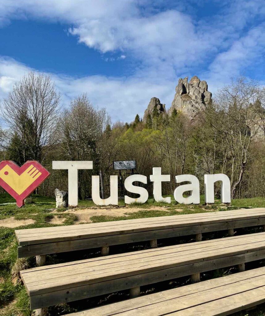 Le célèbre rocher de Tustan