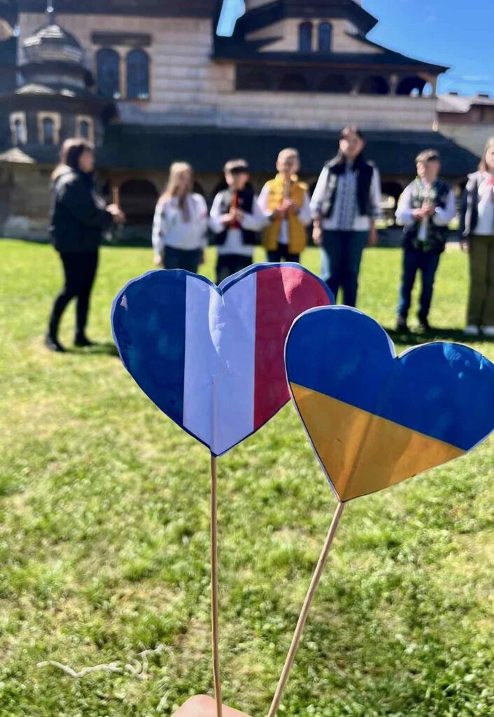 Les cœurs français et ukrainiens réunis