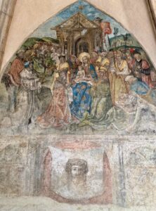 Olomouc-cloitre-de-la-cathedrale-Sant-Wenceslas-peintures-murales-deux