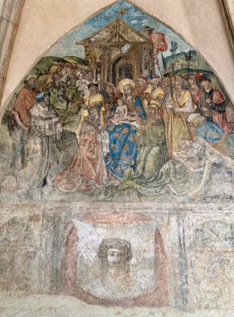 Olomouc-cloitre-de-la-cathedrale-Sant-Wenceslas-peintures-murales-deux