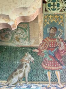 Tchequie-chateau-de-Bouzov-fresque