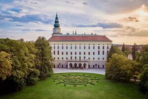 château de Kroměříž et son jardin