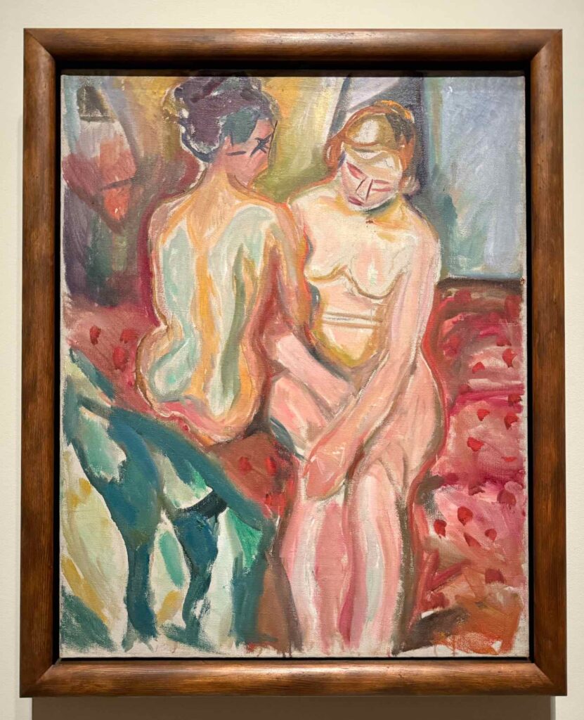 Au musée Munch, Conversation, 1917-1918
