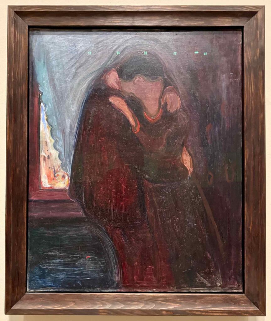 Au musée Munch, Le Baiser, 1897