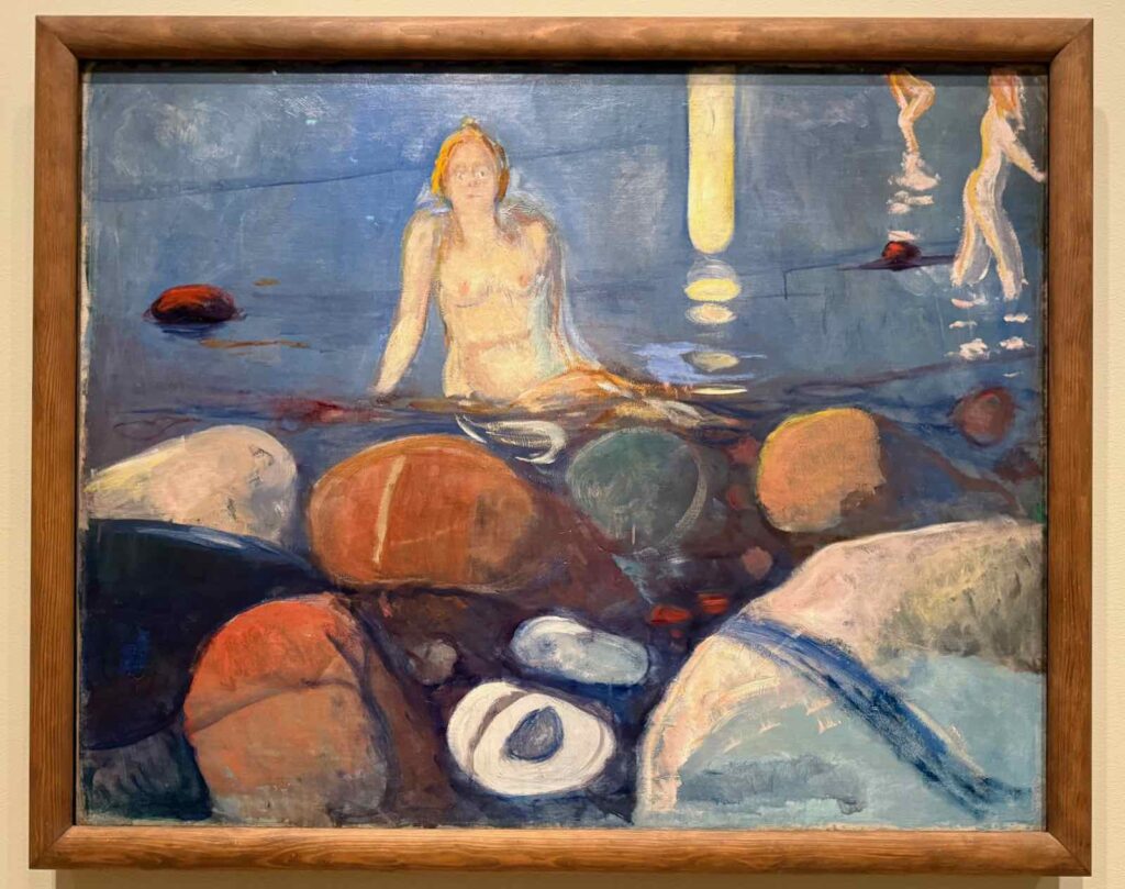 Au musée Munch, Sirène, Nuit d'été, 1893
