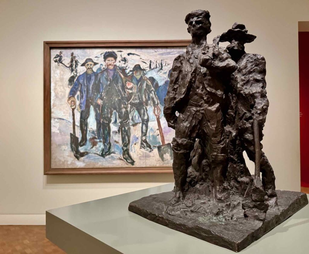 Eh oui, Edgard Munch était aussi sculpteur !