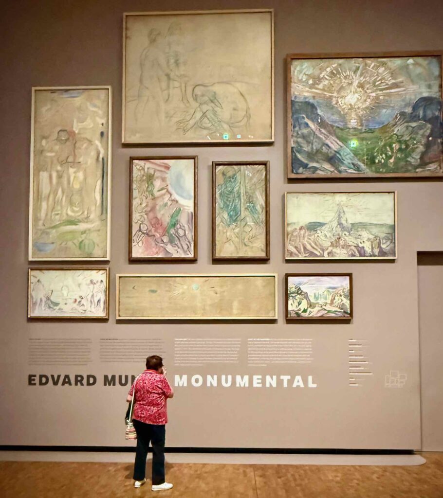 Des salles spéciales, pour mettre en scène un Munch monumental.