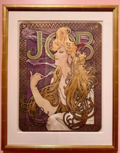 Prague-palais-Savarin-musee-de-la-fondation-Mucha-affiche-Job