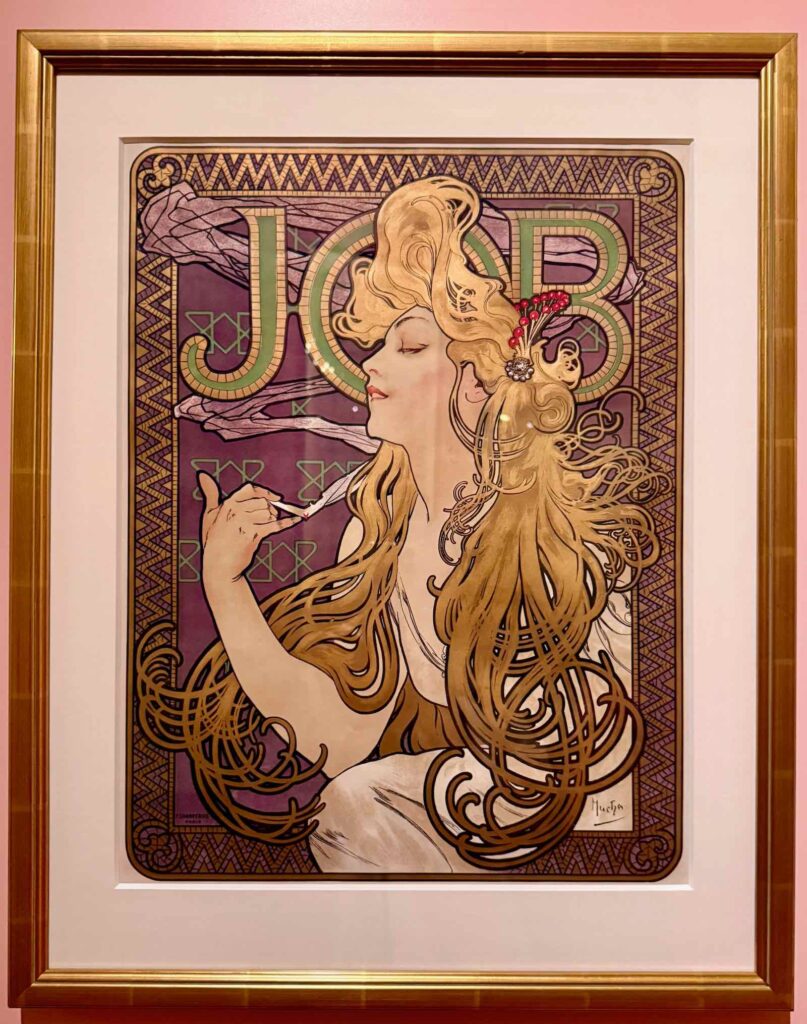 Prague-palais-Savarin-musee-de-la-fondation-Mucha-affiche-Job
