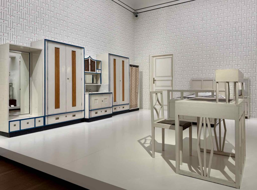 Chambre à coucher, Josef Hoffmann