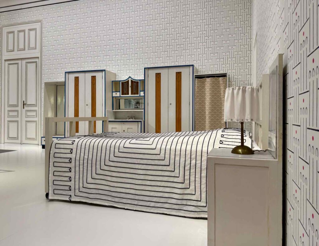 Chambre à coucher, signée Josef Hoffmann, 1904